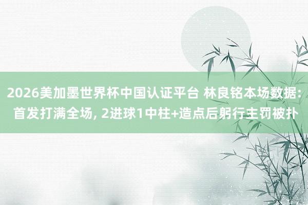 2026美加墨世界杯中国认证平台 林良铭本场数据: 首发打满全场， 2进球1中柱+造点后躬行主罚被扑